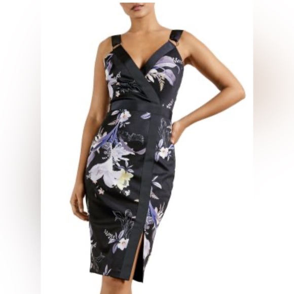 EUC SZ TB 2 - US 6 Decadence Body Con Floral Dress - Picture 1 of 7